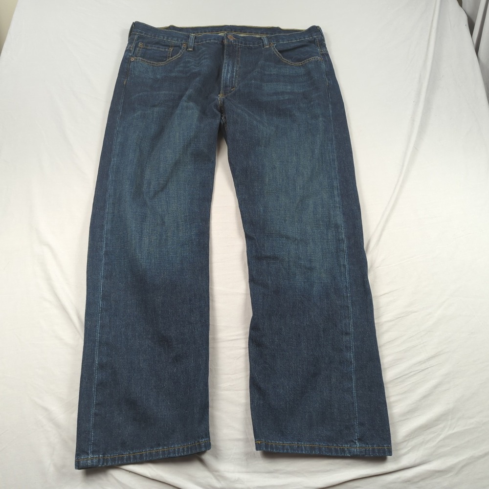 Levis Jeans Mens 38x30 Blue 569 Loose Baggy Relaxed Casual Dark Wash